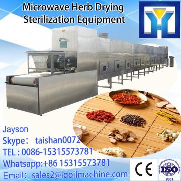 900kg/h microwave drying sterilizer machine process