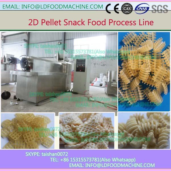 Automatic pellets 2d fried snacks food production line with different shapes #1 image