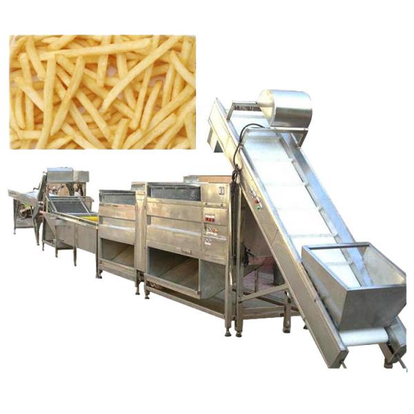 Fresh frozen potato chips factory peeling and cutting machine #1 image